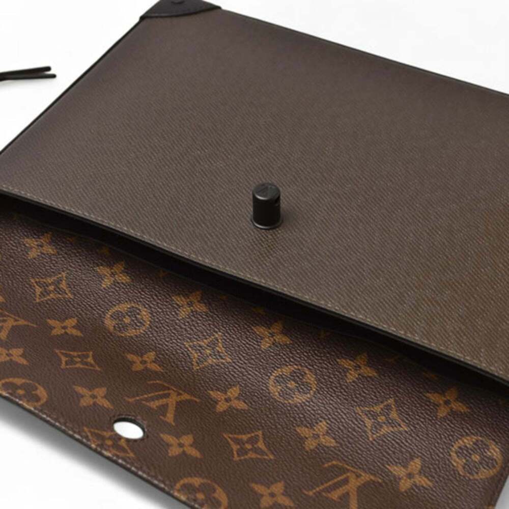LOUIS VUITTON Brown Monogram Pochette Clutch Bag - Picture 7 of 12